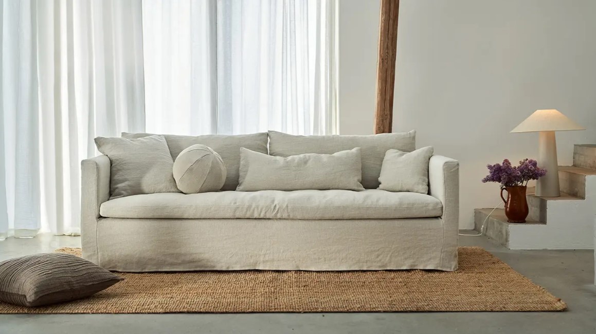 Soffa i linne  - 3