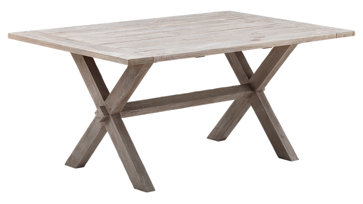 Kryssbord i åtevunnen teak Sika-Design - 2