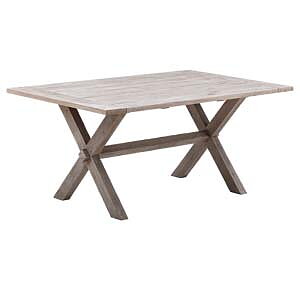 Kryssbord i åtevunnen teak Sika-Design