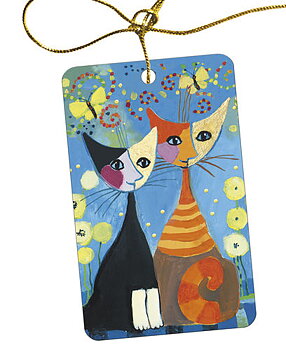 Gift tag two cats 10 cards
