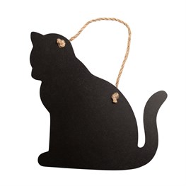 Chalk board small Sitting small cat