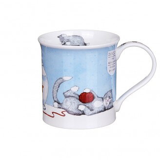 Dunoon mug "Contended cats Ball of yarn"