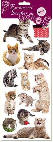 Glitter sticker Cat 