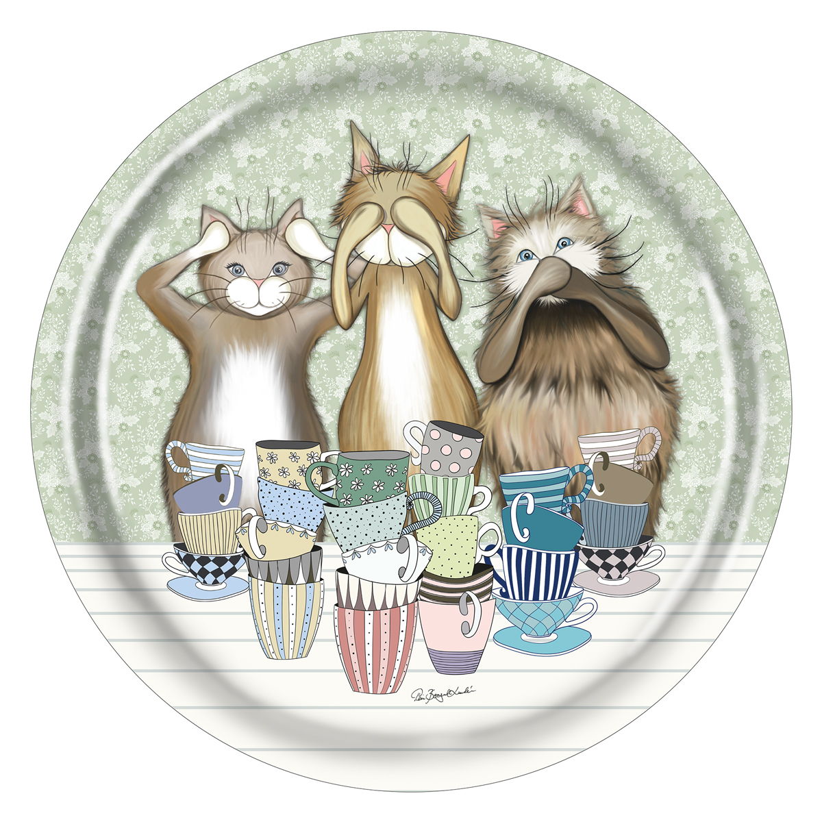 Round tray Fikatt