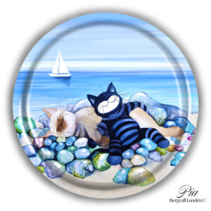 Round tray Strandade