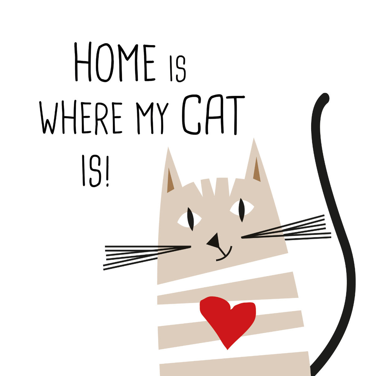 Napkin Home cat
