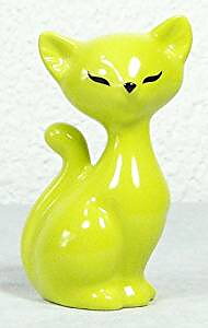 Goebel "Kitty de luxe" miniporslinskatt grön