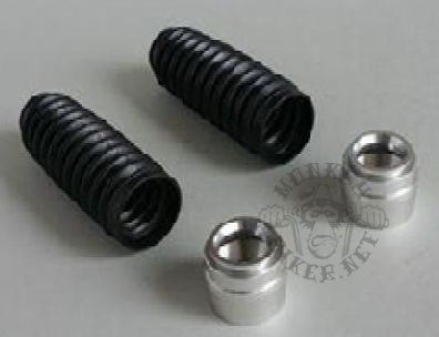 Framgaffelbälgar & alu caps