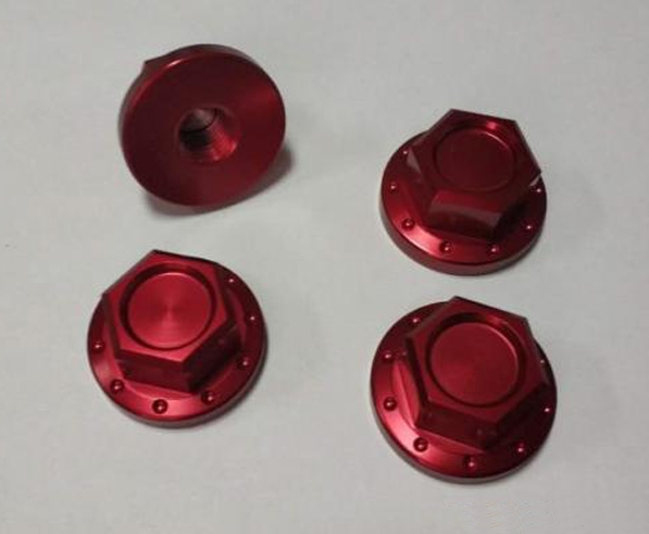 Kupolmuttrar stötdämpare CNC  flera färger - 4
