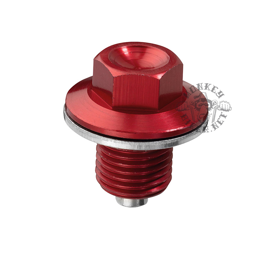 Oil drain plug magnetic (several colors)