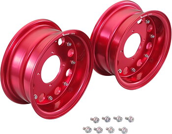 8"-3,5 Kitaco alu fälgset Red