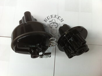 Set of front- and rear hub to Monkey - BLACK
