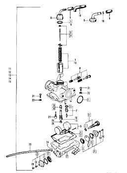Carburetor overhaul kit ST70