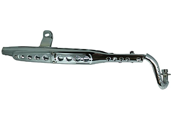 Upswept Dax exhaust Standard Chromed 125cc