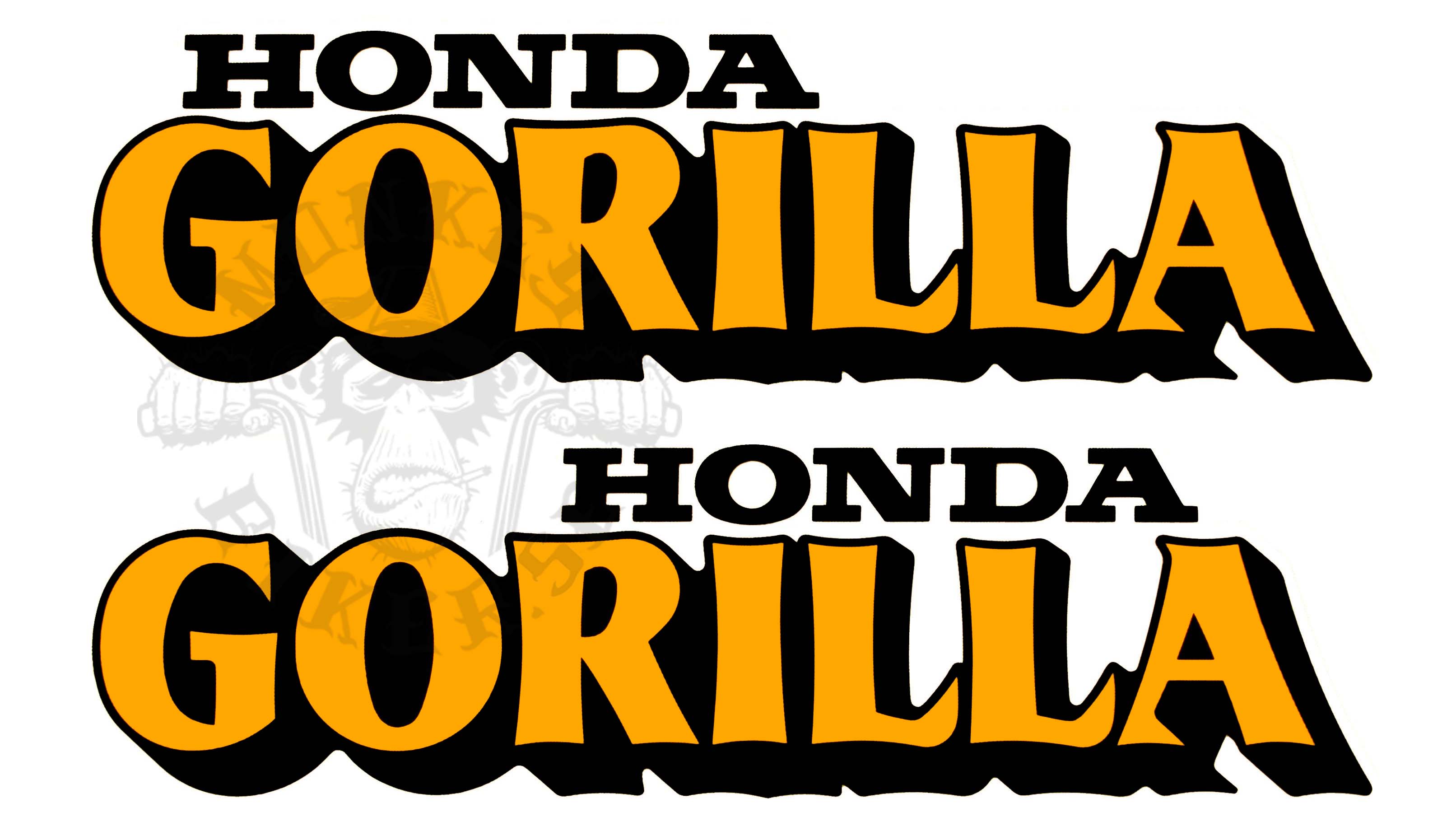 Gorilla Z50JZ decal set