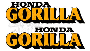 Gorilla Z50JZ decal set