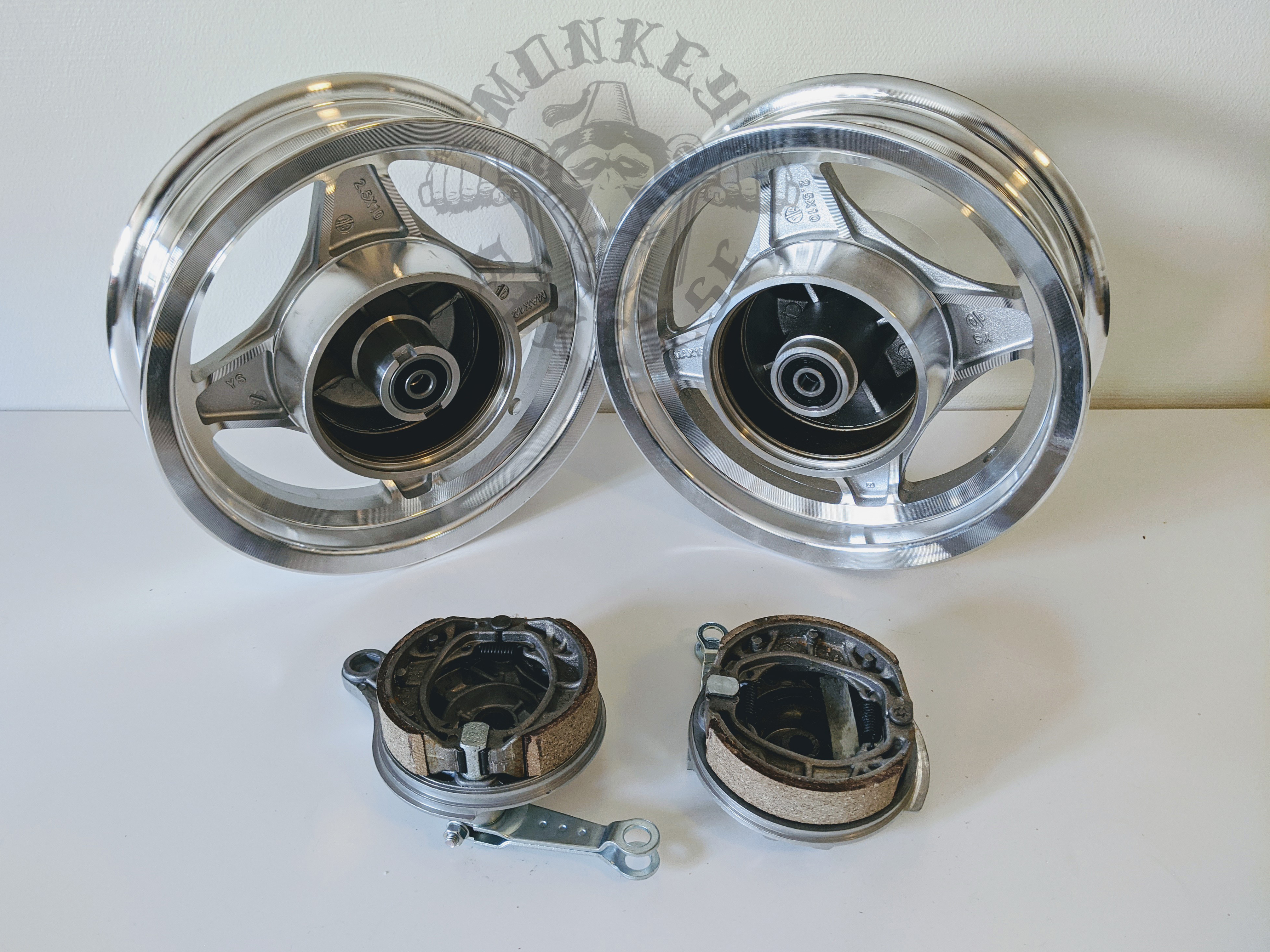 10" Dax CNC rims - 2