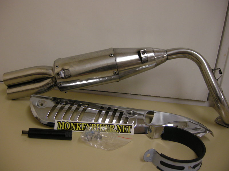 Upswept Monkey exhaust Daytona Scrambler style - 2