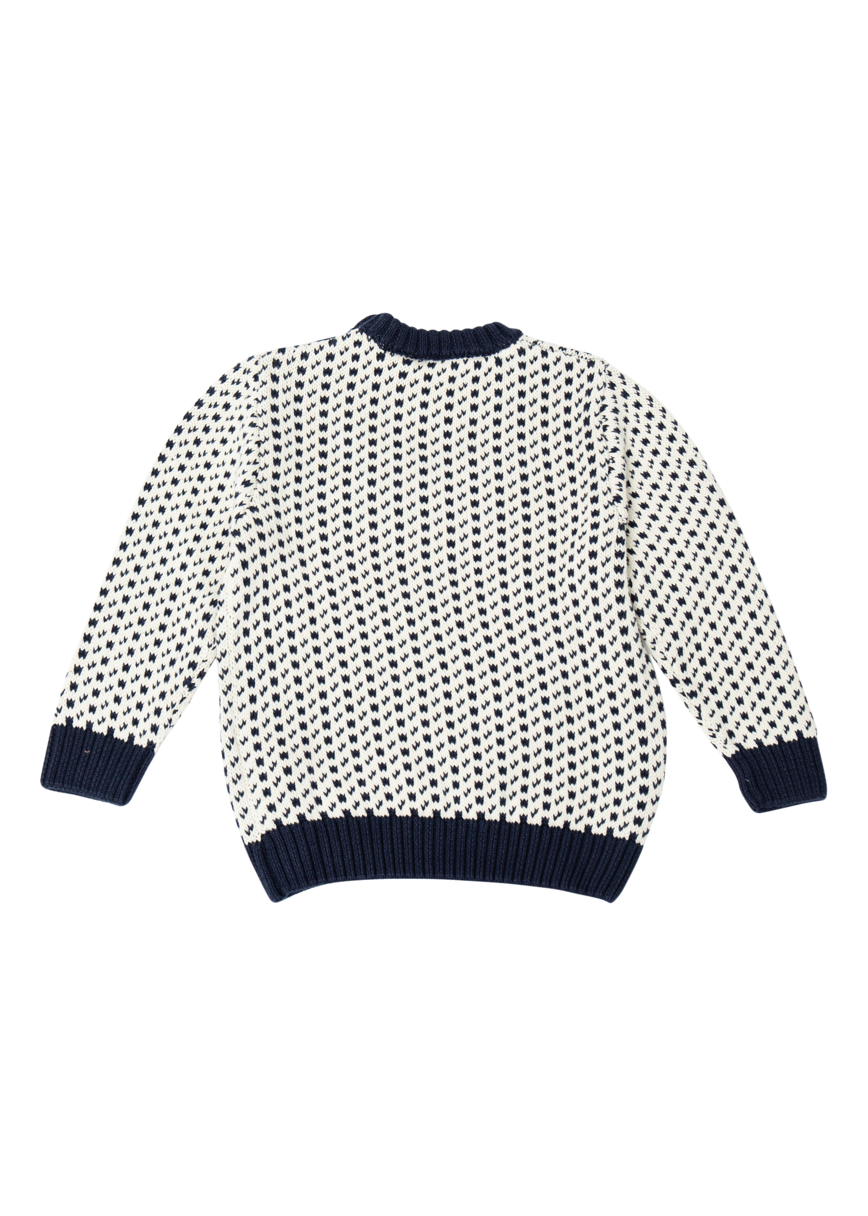 EM Käringösweater Knitted Navy Children - emmamalena.com