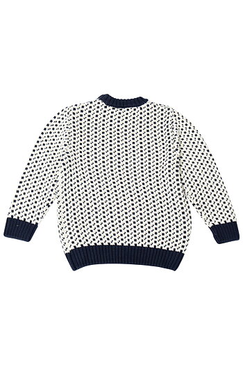 EM Käringösweater Knitted Navy Children - emmamalena.com