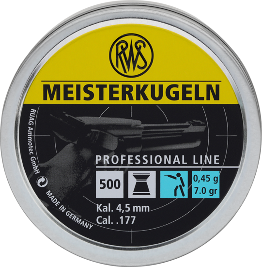 RWS Meisterkugeln 4,50mm Blå 0,45g