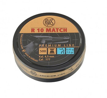 RWS R10 4,50mm Match Blå 0,45g