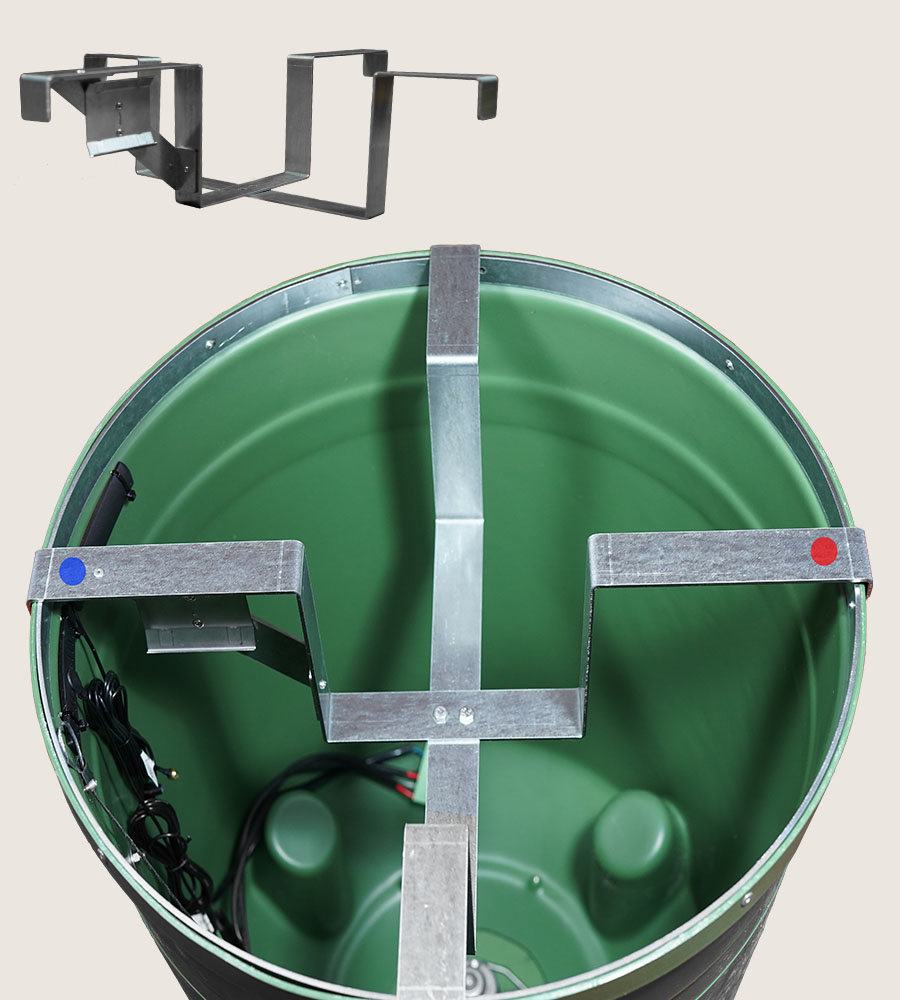 Komplett 125 liters foderautomat med FeedCon – utan benställning - 3