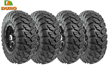 Däckpaket 25x8-12 + 25x10-12 Frontier 6PR – Radialdäck för hårt underlag | DURO