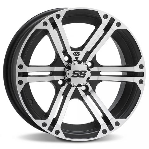 ATV/UTV Fälg 14x8 4/156 Silver/Machined – ITP SS212 Bakfälg 