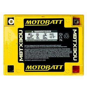 MC/ATV/UTV Batteri 12V 35Ah Motobatt MBTX30U – AGM 
