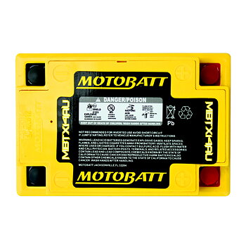 MC/ATV Batteri 12V 17Ah Motobatt MBTX14AU – AGM