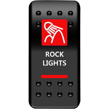 Strömbrytare för infällning "ROCK LIGHTS"
