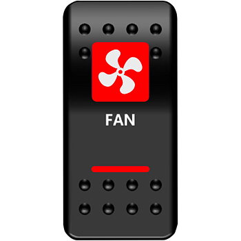 Strömbrytare för infällning "FAN"