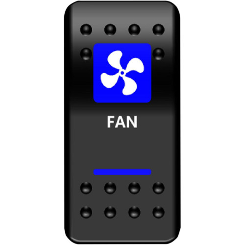 Strömbrytare för infällning "FAN" - 2