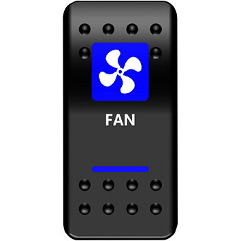 Strömbrytare för infällning "FAN"