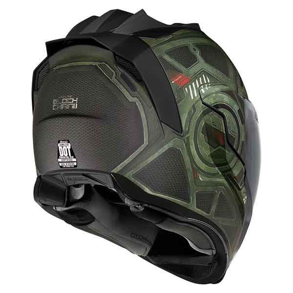 ICON Hjälm AIRFLITE™ BLOCKCHAIN GREEN Medium - 3