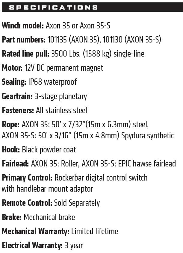 Warn AXON™ 35-S Vinsch - 6