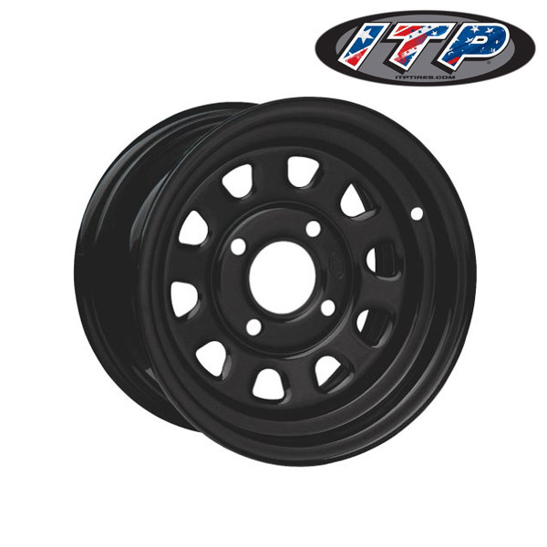 ITP Delta 12x7 fälg 4/137 – 12mm Stark stålfälg
