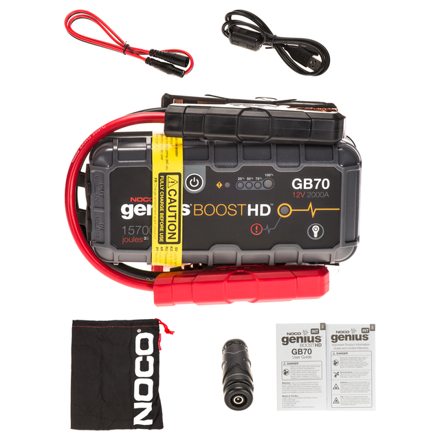 NOCO Genius GB70 12V 2000A Starthjälp - 3