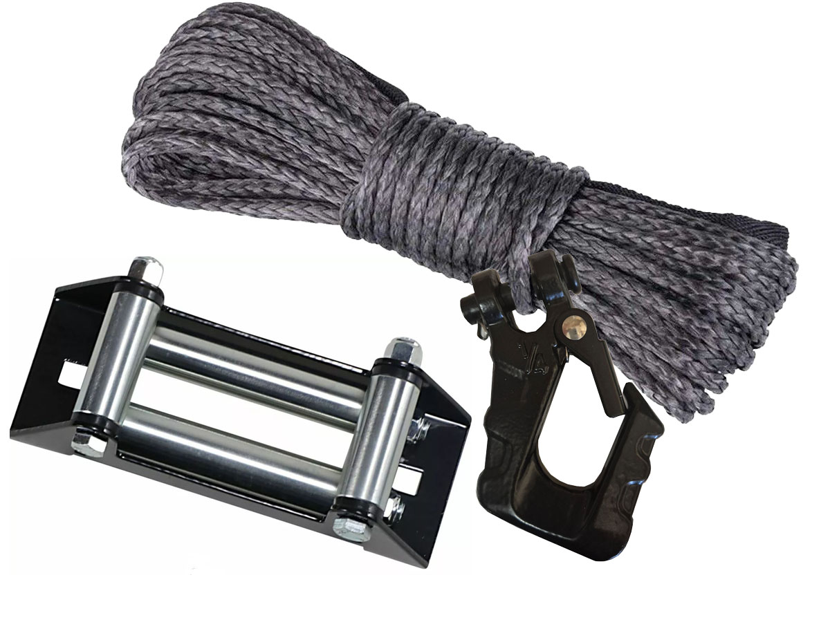 Syntetlina 6,00 mm med krok & Linstyrning 150 mm UTV