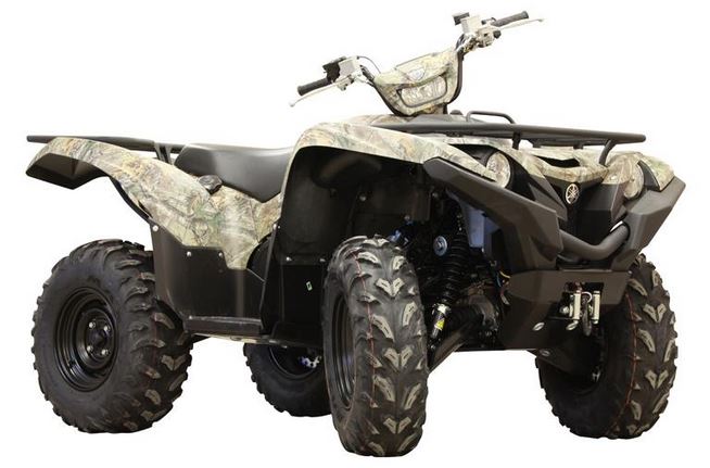 Hasplåt PEHD Yamaha Grizzly 700 2016+ - 3