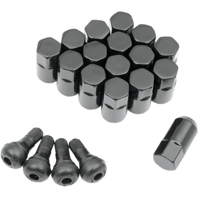 Muttersats Svarta 3/8 Moose 16-pack 17mm skalle