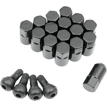 Muttersats Svarta 3/8 Moose 16-pack 17mm skalle