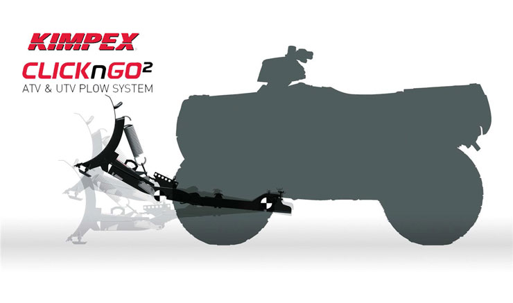 Snöplog Kimpex Click n Go 2 för ATV - 11