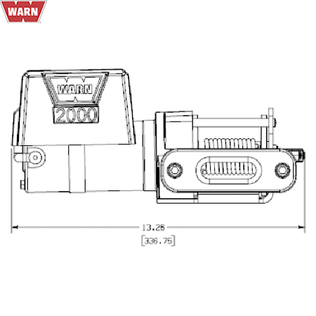 Warn Vinsch Utility 2000 DC Works - 2
