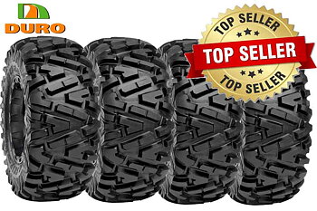 ATV/UTV Däckpaket 25x8R12 + 25x10R12 Power Grip 6PR  | DURO