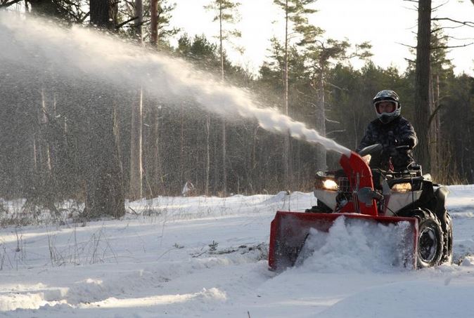 Snöslunga 14 hk Briggs & Stratton 125-145cm Elstart - 8