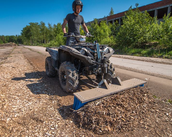 Sopborste 150 cm komplett paket för ATV - 3