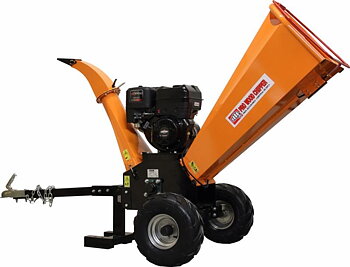 Flismaskin bogserad för ATV  Briggs & Stratton 14hk