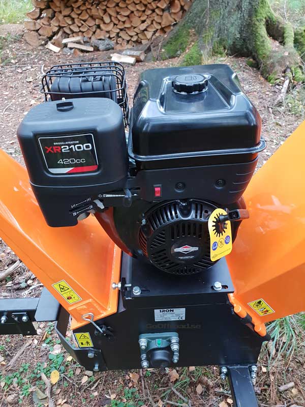 Flismaskin bogserad för ATV  Briggs & Stratton 14hk - 4